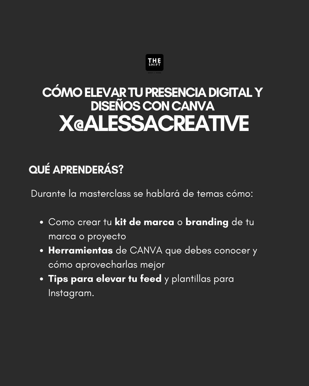 Masterclass: Cómo Elevar tu Presencia Digital y Diseños con Canva x Alejandra Rodriguez